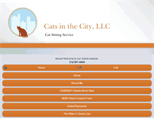 Tablet Screenshot of catsinthecity.biz